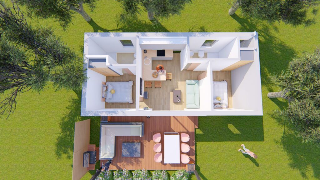 beach house dietze grundriss innen