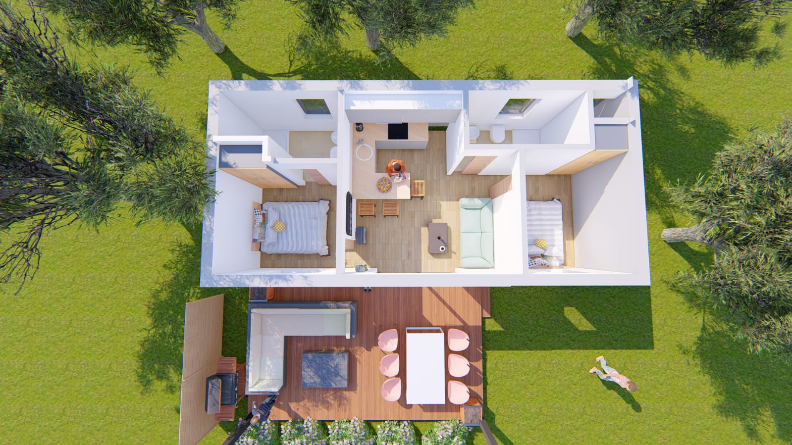 beach house dietze grundriss innen