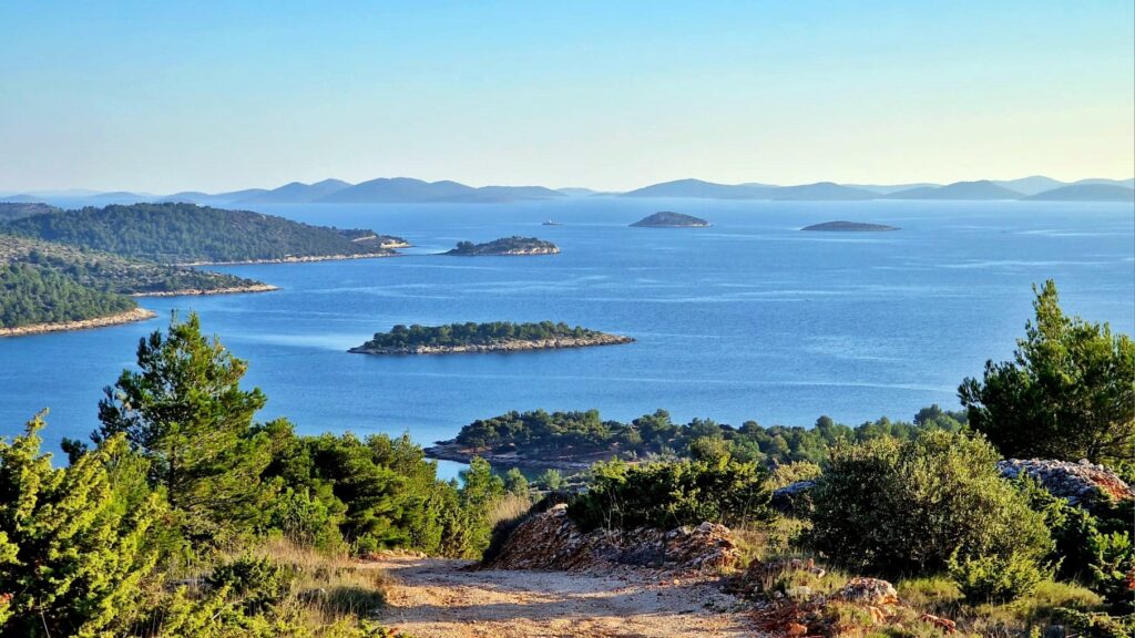 bucht slanica meerblick